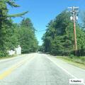 Traffic stop on blue Subaru on Pequawket Trail