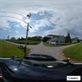 Traffic stop on Route 1 in front of police station