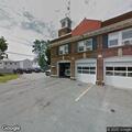 Leaking fluid and arcing utility pole on Town Hall Place