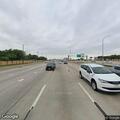 Grass blocking middle lane on eastbound LBJ Freeway