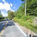 Disabled car at pull-off on Route 112 in Woodstock