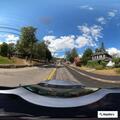 Traffic stop with warning for speeding vehicle