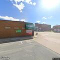 Gas line struck behind Hardware Hank store