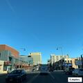 Officer checks unattended gray Audi on College Ave