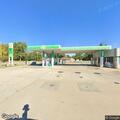 Report of past hit-and-run at gas station