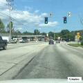 Motorcycle crash and secondary collision in Manchester
