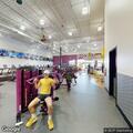 Male seeking immediate medical help at Planet Fitness lot