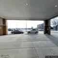 Truck blocks vehicle and driver takes photo