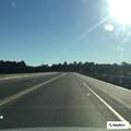 Gasoline spill on road near Carter Memorial Bridge