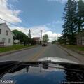 Power line down in road on Dublin Street