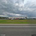 Large tarp blocking roadway near Cooper Standard