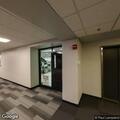 Person stuck in elevator after power outage at college