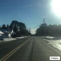 Tree blocking road on Old Point Avenue
