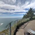 Person having breathing problem at Whale Cove Inn parking lot