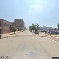Man yelling outside house leaves on bicycle