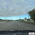 Caller reports vehicle chase ending near gas station