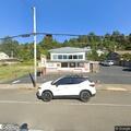 Person kicking door at Depoe Bay restaurant
