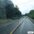 Officer stops white pickup near town line