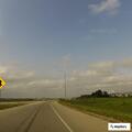 Report of swerving delivery truck on I-29
