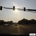 Traffic signal out at Highway 7 and Christmas Lake