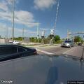 Disabled vehicle in left turn lane at Sheridan