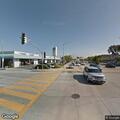 Pedestrian standing in traffic lane on Inglewood Ave