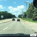 Traffic accident at 36th and Winnetka in New Hope
