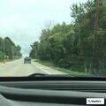 Road cracking and flooding on M-88 in Eastport