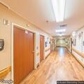 Person experiencing chest pain at nursing center