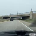 Traffic stop of pickup towing trailer with no plates