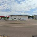 Hit-and-run with property damage at gas station