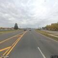 Dump truck losing gravel on Highway 8