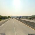 Traffic stop of dark SUV on I-84 east