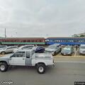 Vehicle stopped on railroad tracks in Rockaway Beach
