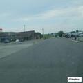 Traffic stop on red Honda Accord in parking lot