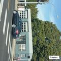 White Tesla tailgating traffic on WA-503