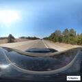 Reckless driver swerving into oncoming traffic