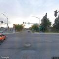 Car hits light pole at 19th and Broadwater