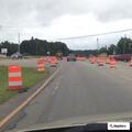 Stop sign knocked down at Buck Inn intersection