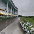 Pregnant woman in labor at Grand Hotel back dock