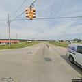 Dead deer blocking southbound lane near gas station