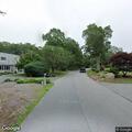 Water spraying into air near Pebble Lane home