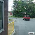 Male frothing at mouth near McDonald's in medical emergency