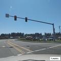 Traffic stop on US-101 at Marlin Avenue