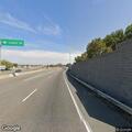 Truck and trailer block south Highway 395 lanes
