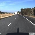 Deer collision on eastbound I-82 near milepost 93