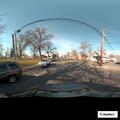 Officer conducts traffic stop at Pioneer Park