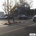 Officer conducts traffic stop near drive-through