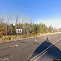 Power line falls on vehicle on Highway 73