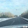 Driver crossing lane lines on Highway 73